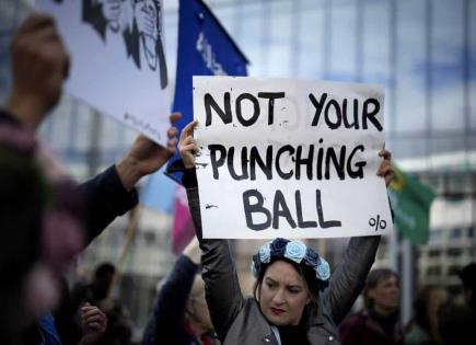 Manifestaciones en Francia en apoyo a víctima de violación