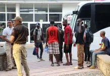 Miles de migrantes venezolanos arman una caravana hacia EE.UU. en el sur de México Miles de migrantes venezolanos arman una caravana hacia EE.UU. en el sur de México