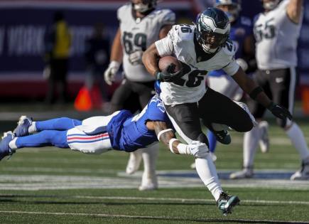 Actuación estelar de Saquon Barkley en victoria de Eagles sobre Giants en la NFL