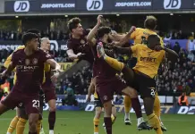 Manchester City vence a Wolverhampton con gol de Stones Manchester City vence a Wolverhampton con gol de Stones