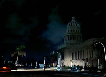 Crisis energética en Cuba: se prevé que el 32.5% de la isla esté sin electricidad