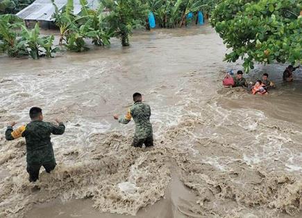 Impacto de la Tormenta Nadine en Chiapas