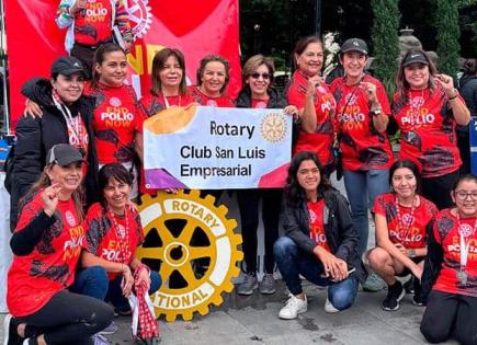 Todo un éxito la carrera “End Polio Now”