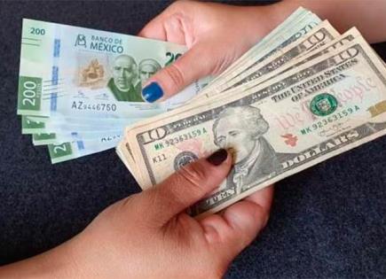 El dólar abre por arriba de los 20 pesos este lunes