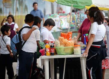 Prohibición de comida chatarra en escuelas mexicanas