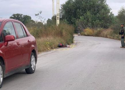 Tiran cuerpo de un hombre ejecutado en Villa de Pozos