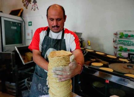 Buscan acuerdo para reducir el precio de tortilla