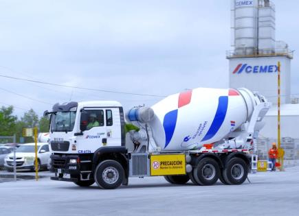 Cemex lanza camiones revolvedores eléctricos en México para reducir emisiones