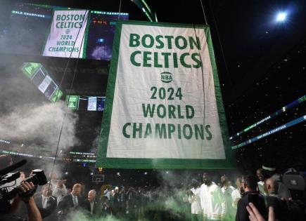 Ceremonia de Celebración del 18º Título de los Celtics en la NBA