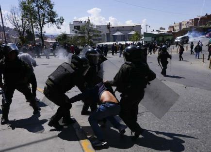 Protesta del transporte público y crisis cconómica en Bolivia