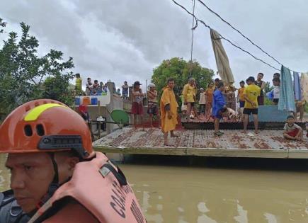 Tormenta Tropical en Filipinas: Impacto y Rescate