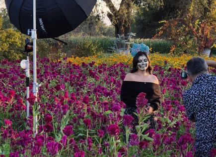 Campos de flores en Soledad, escenario para sesiones fotográficas