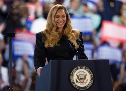 Trump critica a Beyoncé, la prensa y el voto anticipado en un mitin en Míchigan