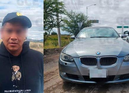 Cae sujeto que intentó vender un carro robado