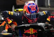 Checo Pérez se frustra en el GP de México y explota contra Liam Lawson