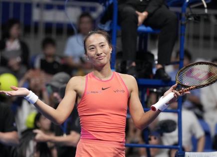 Triunfo de Zheng Qinwen en Abierto Pan Pacífico y clasificación a Finales WTA