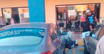 Al huir, ladrón cae en parabrisas de automóvil