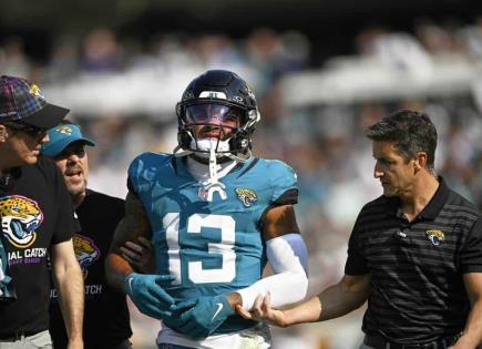 Lesión de Christian Kirk y otras bajas en los Jaguars