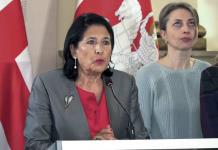 Presidenta de Georgia denuncia irregularidades en elecciones parlamentarias