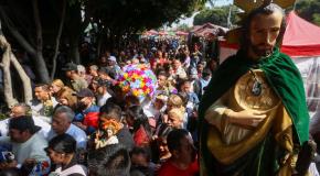 Venimos a ver al patrón: miles celebran a San Judas Tadeo