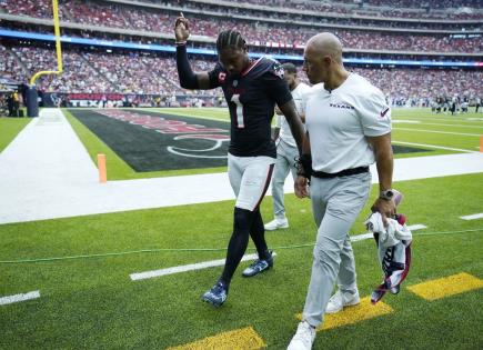 Impactante lesión de Stefon Diggs en los Texans de la NFL