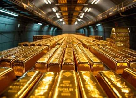 Reservas internacionales en oro aumenta 23%