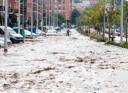 Fuerte temporal azota a España