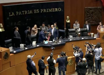 Noroña y Alito Moreno protagonizan tenso enfrentamiento en el Senado