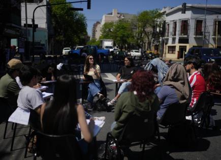 Protestas y rreclamos en universidades estatales argentinas