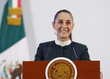 Sheinbaum afirma que su estrategia de seguridad ya muestra resultados