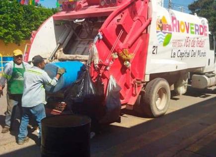 Suspenderán recolección de basura