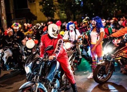 18 detenidos y más de 400 motos remitidas en Día de Muertos