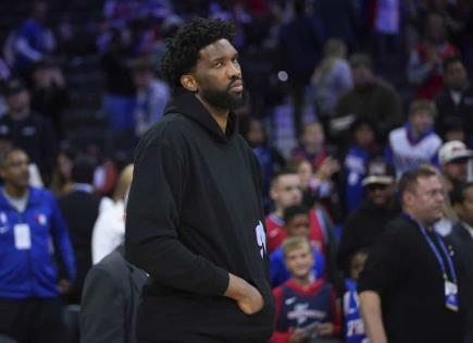 Altercado entre Joel Embiid y reportero en Filadelfia