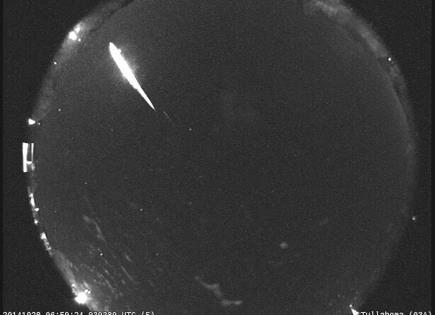 Máximo esplendor de las lluvias de meteoritos en noviembre