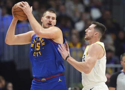 Nikola Jokic y los Nuggets de Denver arrasan al Jazz de Utah en la NBA