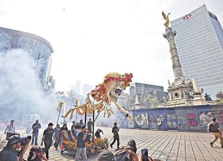 Reunió a miles desfile del Día de Muertos