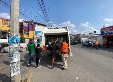 Villa de Pozos recurre a voluntarios para resolver recolección de basura