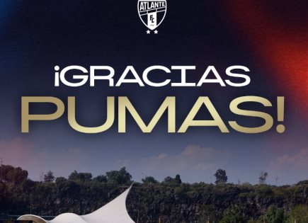 Atlante golea a Tampico Madero 4-0 y agradece a Pumas por prestar su estadio