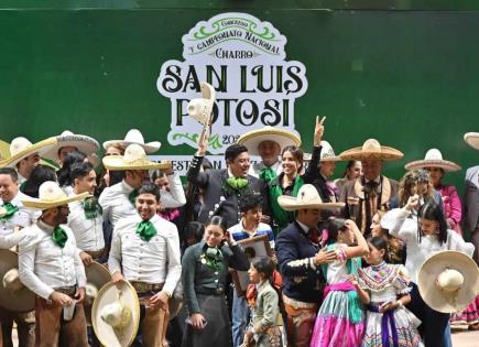 Equipo del gobernador gana su Campeonato Charro en SLP