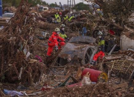 Inundaciones en España y búsqueda de víctimas