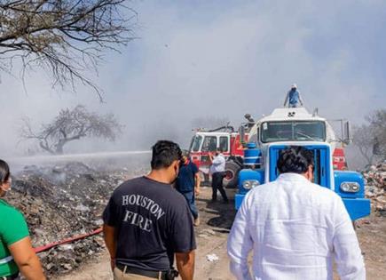 Se incendia el basurarero intermunicipal