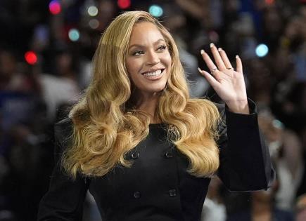 Beyoncé se transforma en Pamela Anderson para incentivar el voto