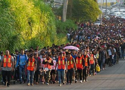 Parten migrantes desde Tapachula