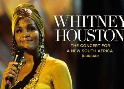 Whitney Houston brilla en The Concert for a New South Africa