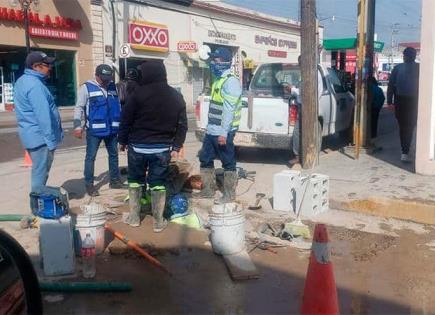 Desabasto de agua en centro de Matehuala