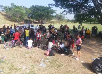 Desapariciones y rescates en la caravana Divino Niño