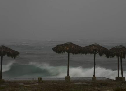 Impacto del huracán Rafael en Cuba