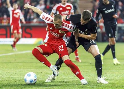 Empate entre Friburgo y Union Berlín en la Bundesliga