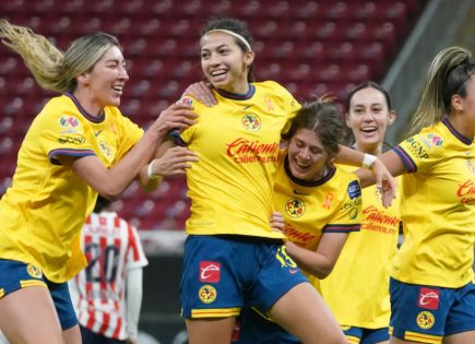 Triunfo contundente del América sobre Chivas en la Liga MX Femenil