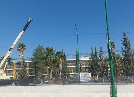 Arranca obra de puente peatonal en rúa Rioverde